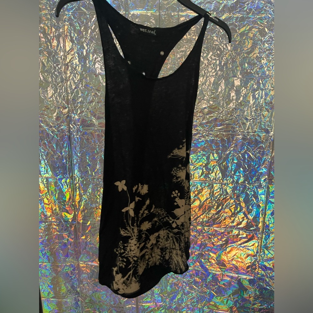 graphic Tank top, back drop back